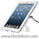 New iPad Lock and Security Case Bundle - iPad 2 3 4 - ultra slim cable lock - clear - Maclocks