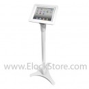 Ajustable floor stand for iPad 1 2 3 4 air Maclocks - executive enclosure - White - Home button cover included 