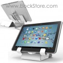 Universal Tablet Security Holder with Universal Tablet Lock - White - Straight cable lock - Maclocks CL12UTH WB